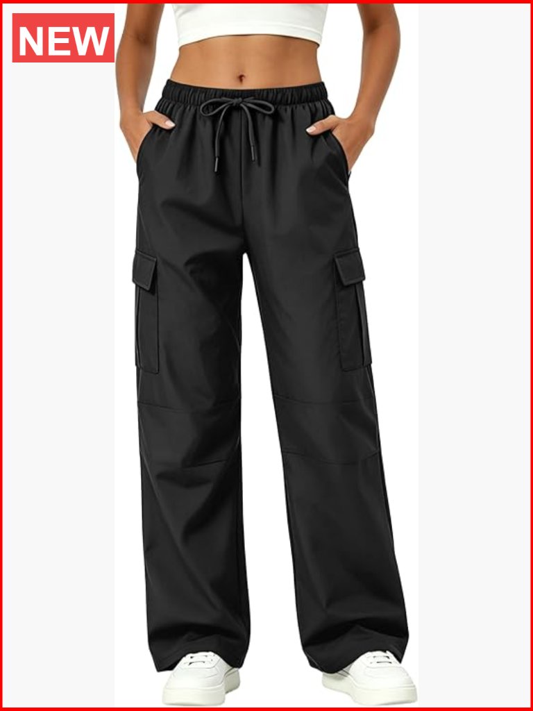 Women's Cargo Pants With Pockets Lightweight Baggy Hiking Pants
